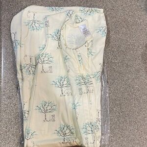 Charming Cream Tree Print Kids Sleep Sack